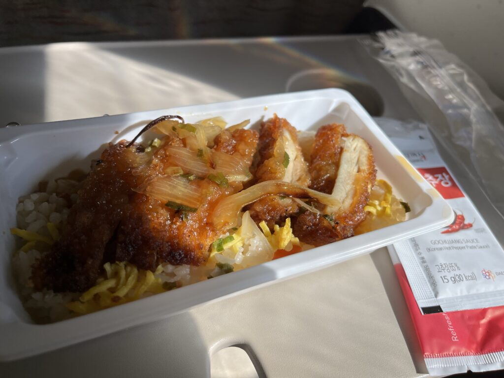 アシアナ航空機内食 チキン