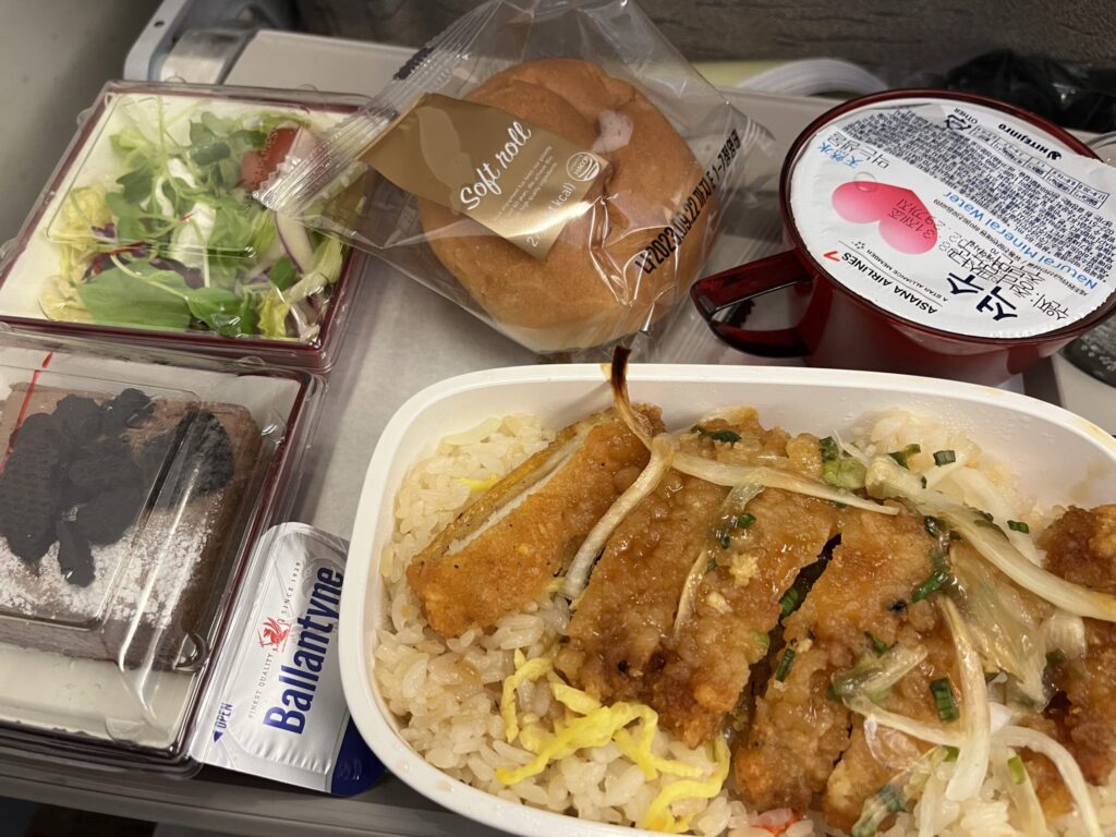 アシアナ航空機内食 チキン