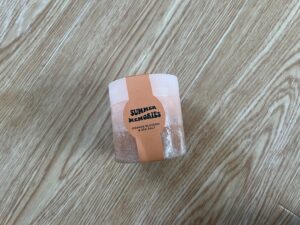 オレンジのキャンドル