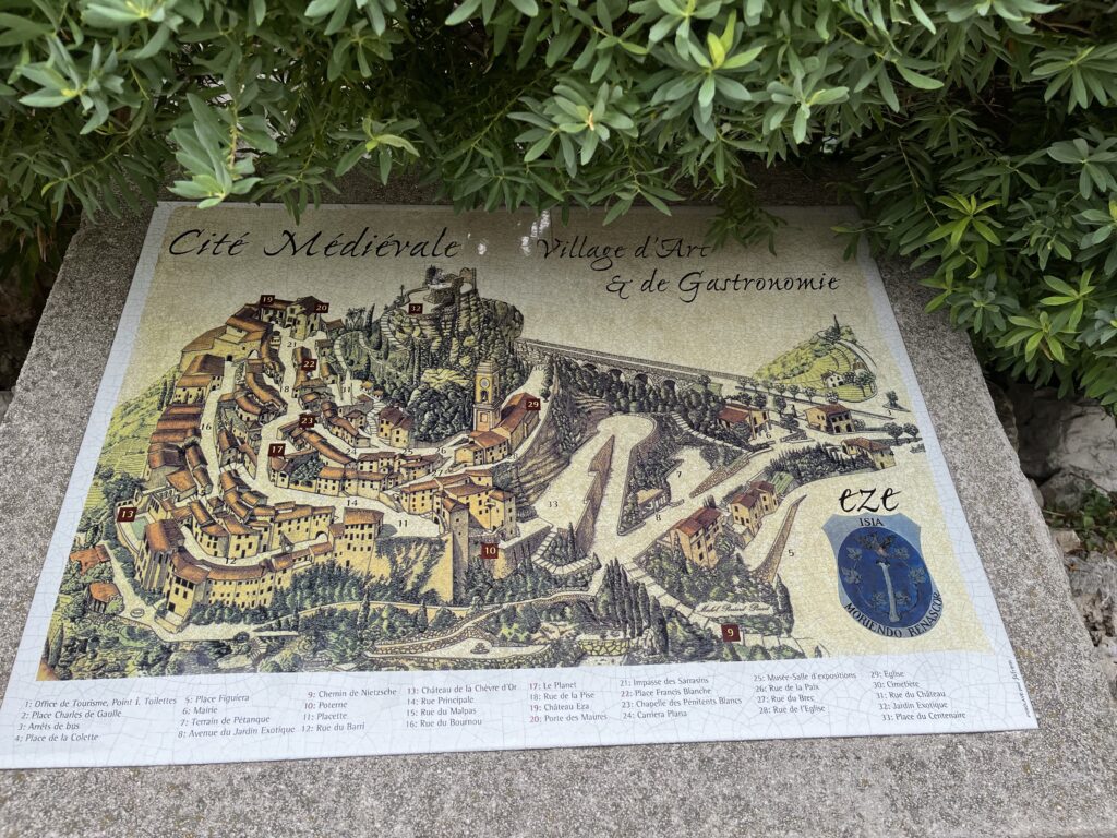 エズ村全体地図