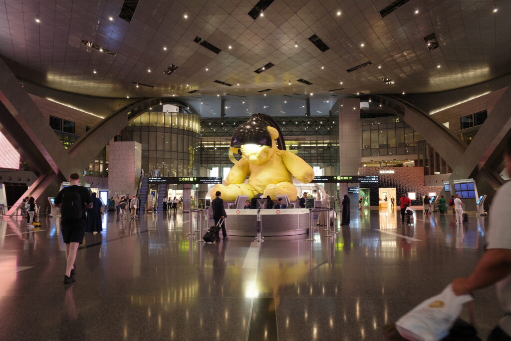 ハマド国際空港のロビー
