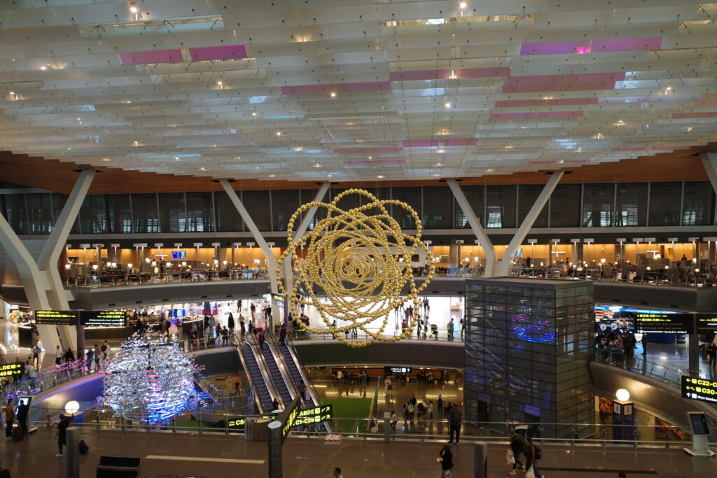 ハマド国際空港の内観