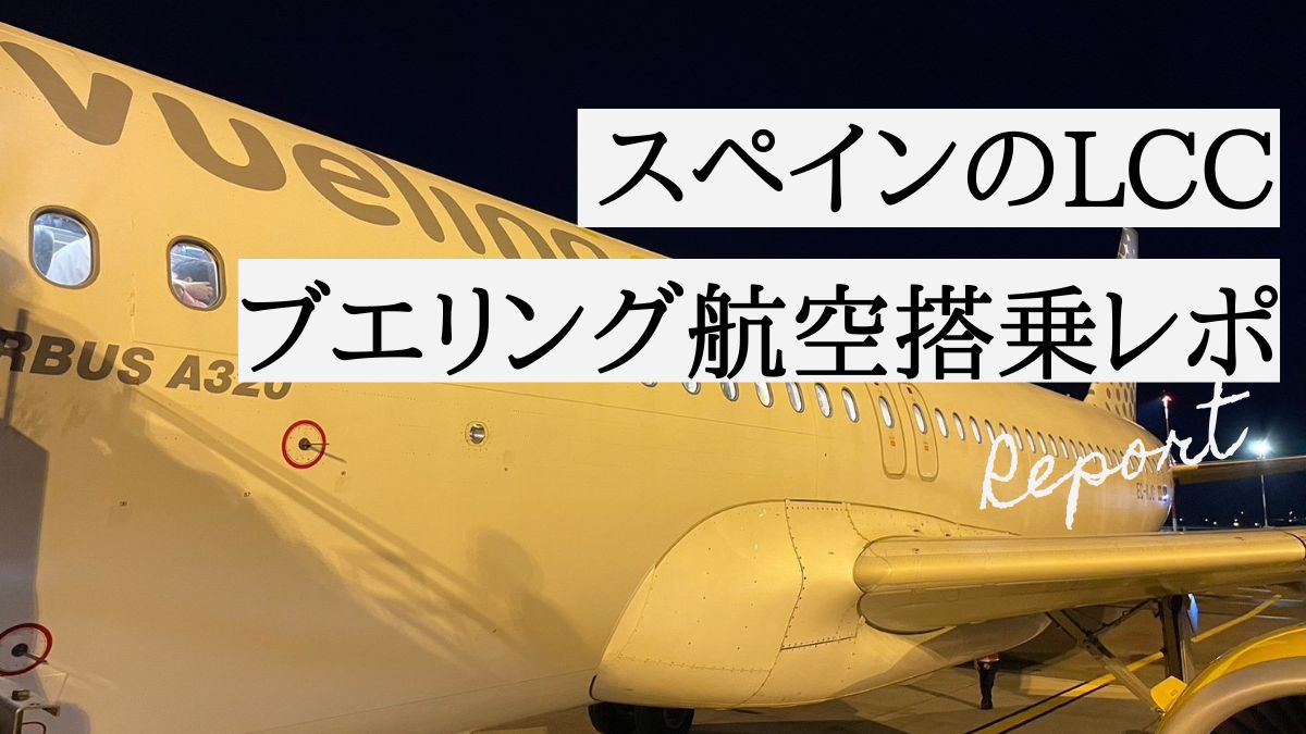 ブログタイトル【ブエリング航空搭乗レポ】